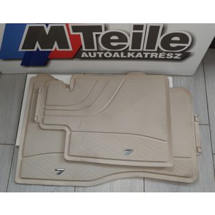   (GYÁRI ÚJ) BMW Gumszőnyeg első garnitúra bézs 7-es sorozat G11 / G12