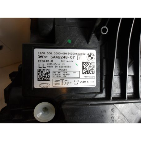 [GYÁRI BONTOTT] BMW JOBB ELSŐ FÉNYSZÓRÓ LED  U-06 2-ES |5A42248|