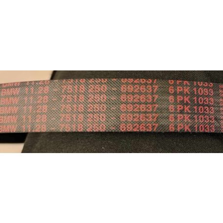 (GYÁRI ÚJ) MINI Hosszbordás szíj R50 / R52