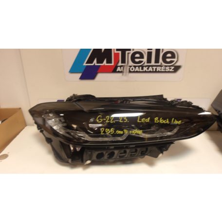 [GYÁRI BONTOTT] BMW G22/G23 JOBB OLDALI LED BLACK LINE FÉNYSZÓRÓ 9505110