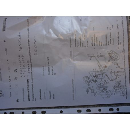 [GYÁRI, bontott] AUDI A6, A8 - ABS kocka 