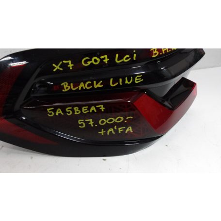  [GYÁRI BONTOTT] BMW G07 LCI BLACK LINE BAL HÁTSÓ KÜLSŐ LÁMPA 5A5BEA7