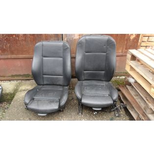   [GYÁRI BONTOTT] BMW X5 E53 BELSŐ ELSŐ ÜLÉS FEKETE BŐR COMBTÁMASZ