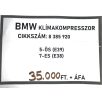   [GYÁRI BONTOTT] BMW - KLÍMAKOMPRESSZOR - 5-ÖS - E38; 7-ES - E39 - CIKKSZÁM: 8385920 -