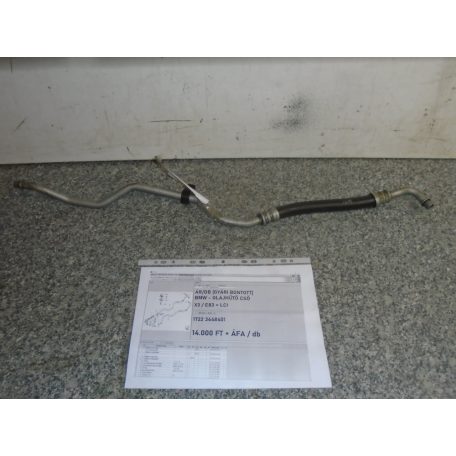 ÁR/DB [GYÁRI BONTOTT] BMW - OLAJHŰTŐ CSŐ  - X3 / E83 + LCI - 1722 3448401