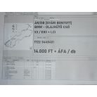 ÁR/DB [GYÁRI BONTOTT] BMW - OLAJHŰTŐ CSŐ  - X3 / E83 + LCI - 1722 3448401