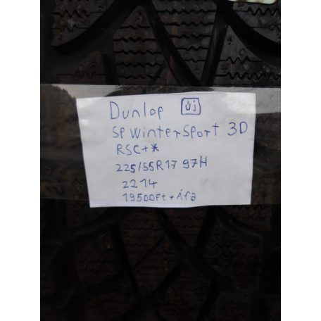 (1DB)[GYÁRI ÚJ] DUNLOP SP WINTERSPORT 3D (RSC, * ) | 225/55R17 97H | 2214 