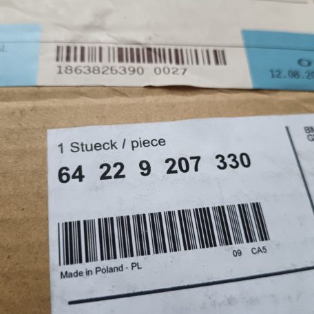 (GYÁRI ÚJ) Hátsó szellőzőrács 1 F20+LCI / F21+LCI / 2 F22+LCI / F23+LCI
