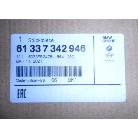 [GYÁRI ÚJ] BMW - KÜRT - 5-ÖS ; M5 ; 6-OS ; 7-ES ; 8-AS ; M8 / G30+LCI ; G31+LCI ; F90+LCI ; G32+LCI ; G11+LCI, G12+LCI ; G14 ;  G15 ; G16 ; F91 ; F92 ; F93 