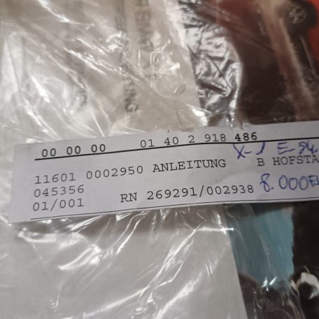(GYÁRI ÚJ) E84 iDrive használati útmutató
