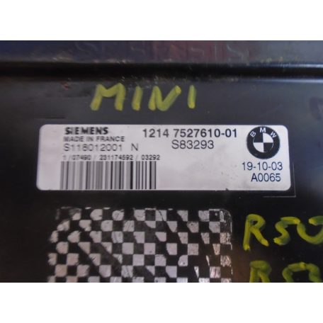 ÁR/DB! [GYÁRI BONTOTT] MINI  MOTORVEZÉRLŐ EGYSÉG ECU MODUL - R50 ; R53 
