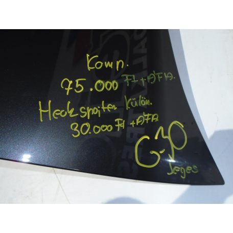 BMW 5-ös sorozat / G30  Csomagtérajtó (JEGES!) fekete