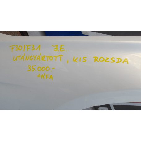 [GYÁRI BONTOTT] BMW F30/F31 JOBB ÉS BAL ELSŐ SÁRVÉDŐ