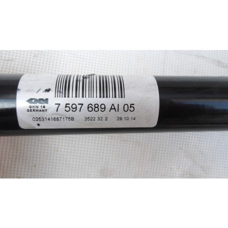 [GYÁRI BONTOTT] BMW FÉLTENGELY BAL/JOBB HÁTSÓ F20/F30 SZÉRIA 25D/30D/35D/35DX/40IX 7597689/7597690