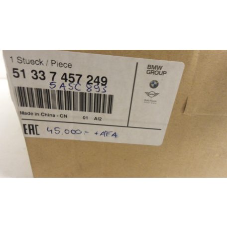 (GYÁRI ÚJ) BMW ELSŐ ABLAKEMELŐ MOTOR G-SZÉRIA 5/7-ES X3/X4 SOROZATHOZ 5A5C893
