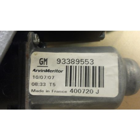 [GYÁRI ÚJSZERŰ] OPEL MERIVA A BAL HÁTSÓ ABLAKEMELŐ 93362663