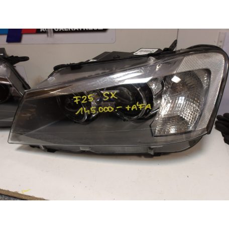 ÁR/DB [GYÁRI BONTOTT] BMW F25 FÉNYSZÓRÓ PÁR SIMA XENON 7217294