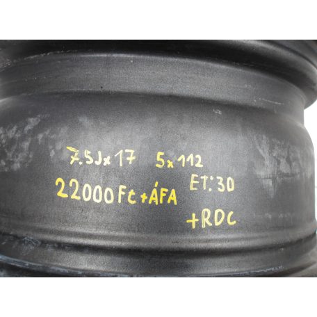 (2DB | ÁR/DB)[UTÁNGYÁRTOTT BONTOTT] DEZENT FELNI + RDC 7,5Jx17 ET:30 5x112 