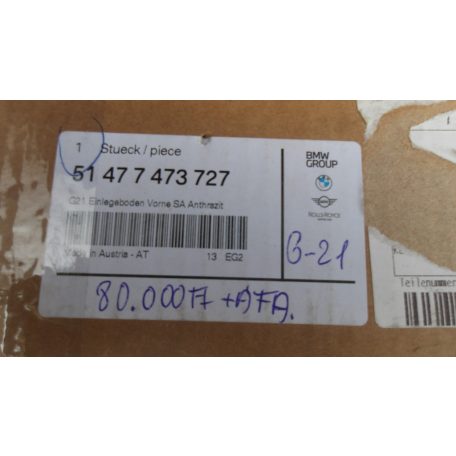 (GYÁRI ÚJ) BMW G21/G81 CSOMAGTÉR TÁLCA  7473727