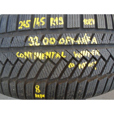 [GYÁRI HASZNÁLT] Continental - ContiWinterContact - 245/45R19 - 102V - 8mm