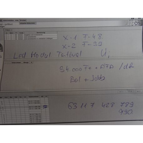 ÁR/db! [GYÁRI ÚJ] BMW - LED MODUL ; TARTÓVAL jobb és bal oldali - X1 / X2 / - F48 ; F39 