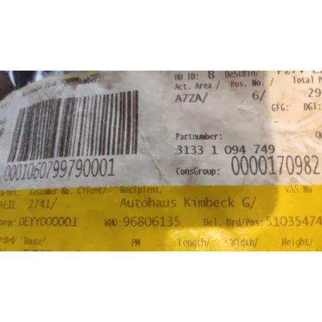 (GYÁRI ÚJ) BMW Porvédő lengéscsillapítóhoz első 1-es E82 / E87 LC9 / E88 / 3-as E90+LCI / E91+LCI / E92+LCI / E93+LCI / 5-ös E60+LCIE61+LCI / 6-os E63+LCI / E64+LCI / Z4 E85 / E86 / E89