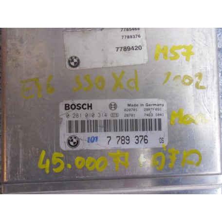 [GYÁRI BONTOTT] BMW - MOTORVEZÉRLŐ MODUL EGYSÉG ECU - 3-AS / 5-ÖS / M57 , E46 ; E39 ; 330XD 