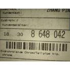 (GYÁRI ÚJ) BMW Kipufogó vég króm 2-es F45 Active Tourer+LCI / F46 Gran Tourer / X1 F48