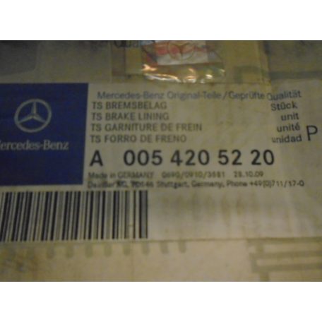 [GYÁRI ÚJ] MERCEDES-BENZ - VITO | FÉKBETÉT | A0054205220