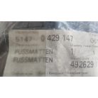 (GYÁRI ÚJ) BMW Gumiszőnyeg hátsó garnitúra fekete 6-os sorozat E64+LCI