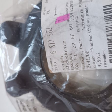 (GYÁRI ÚJ) BMW/MINI Gyűrű 1' F40 / F52 / 2' F44 / F45+LCI / F46+LCI / 2' U06 / MINI F54+LCI / MINI F60 / X1 F48 / X1L F49/  X2 F39