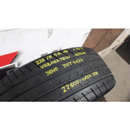  ÁR/DB[GYÁRI ÚJSZERŰ] VREDESTEIN ULTRA DEMO 225/55R18 NYÁRI GUMI DOT4124