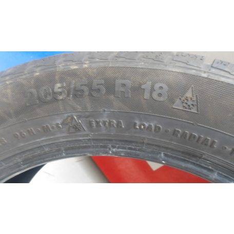 [GYÁRI BONTOTT ] CONTINENTAL TÉLI GUMI 205/55R18 DOT2522 7mm