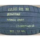 ÁR/DB! [GYÁRI BONTOTT] NYÁRI GUMI - 225 / 45 R19 - 96Y - BRIDGESTONE - POTENZA - SPORT - DOT: 1023 - 5,5mm 