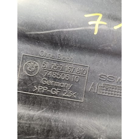 (GYÁRI HASZNÁLT) BMW Alsó burkolat 1-es sorozat E81 / E87 LCI / 3-as sorozat E90+LCI / E91+LCI / E92+LCI / E93
