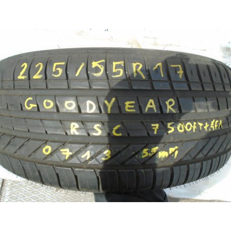 HASZNÁLT GoodYear nyári gumi RSC - 225/55R17 - dot: 0713 - 5,5mm