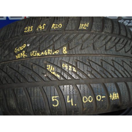 ÁR/DB! [GYÁRI HASZNÁLT] 3 DB TÉLI GUMI - 285/45R20 - 112V - GOODYEAR - ULTRAGRIP 8 -  dot: 0422 - 7,6mm
