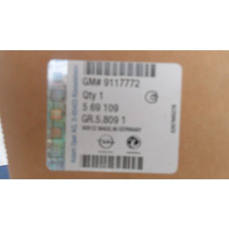 [GYÁRI ÚJ] OPEL ASTRA G HÁTSÓ FÉKTÁRCSA BETÉTTEL 9117772