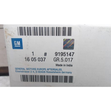 [GYÁRI ÚJ] OPEL ASTRA G HÁTSÓ FÉKTÁRCSA BETÉTTEL 9117772