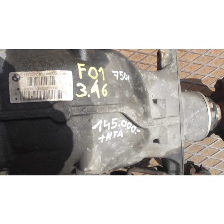 [GYÁRI BONTOTT] BMW HÁTSÓ DIFFERENCIÁLMŰ F01/F02 50i 7577097 3.46