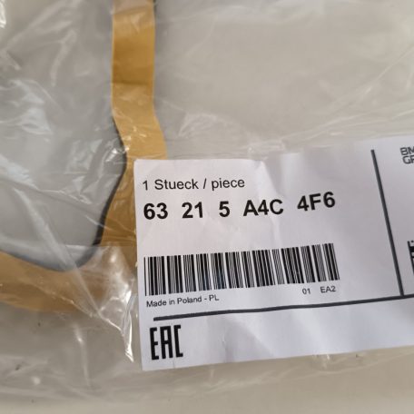 (GYÁRI ÚJ) BMW Hátsó lámpa tömítés jobb oldali 