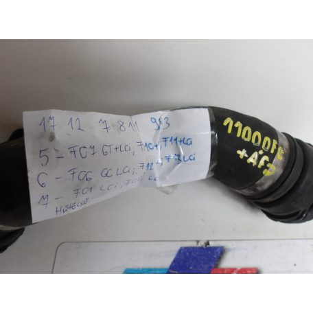 [GYÁRI BONTOTT] BMW HŰTŐCSŐ | 5-ÖS / 6-OS / 7ES | 1712 7811983