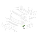(ÁR/DB)[GYÁRI BONTOTT] VOLKSWAGEN E-GOLF ('15-'18) ELSŐ LÖKHÁRÍTÓ ALSÓ DÍSZELEM | 5GE 853 666 / 5GE 853 665