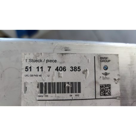 (GYÁRI ÚJ) BMW Első lökhárító merevítő 2-es sorozat F45 Active Tourer+LCI / F46 Gran Tourer+LCI / X1 F48 / X2 F39