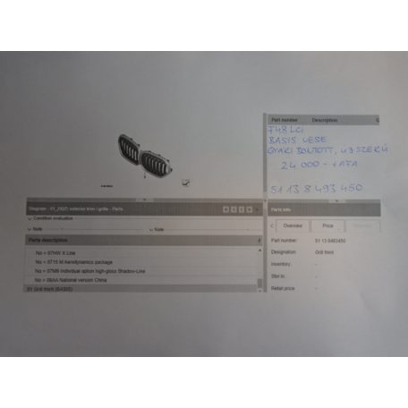 BMW F20LCI/F21LCI/F22LCI/F23LCI/F30LCI/F31/F34LCI/F32LCI/F33LCI/F36LCI/F10LCI/F11LCI Lambda szonda /Gyári bontott, újszerű/