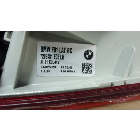 [GYÁRI ÚJ] BMW E91 LCI BAL HÁTSÓ LÁMPA 7289431