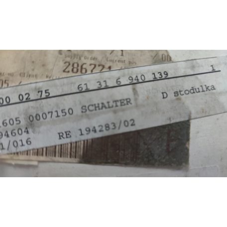 (GYÁRI ÚJ) BMW Kormánygombsor 3-as sorozat E46