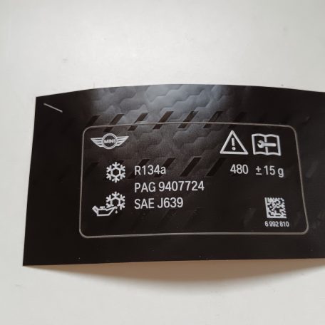 (GYÁRI ÚJ) MINI Öntapadós matrica F54+LCI / F55+LCI / F56+LCI / F57+LCI