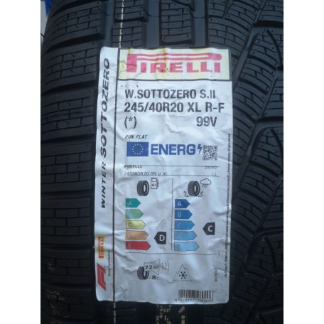 ÁR/DB! (2DB) [GYÁRI ÚJ] TÉLI GUMI - 245/ 40 R20- 99V- PIRELLI - W.SOTTOZERO S.II - RSC, defekttűrő -  DOT: 3921;