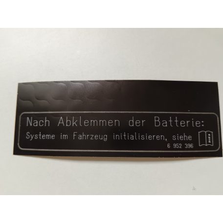 (GYÁRI ÚJ) BMW Matrica akkumulátor 5-ös E60+LCI / E61+LCI / 6-os E63+LCI / E64+LCI